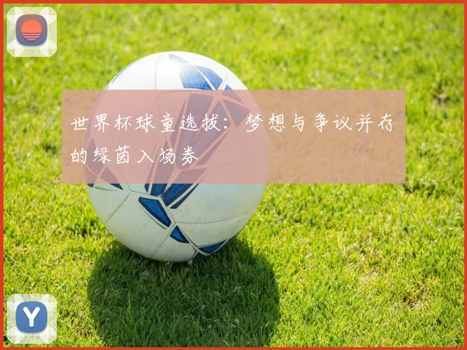 世界杯球童选拔:梦想与争议并存的绿茵入场券